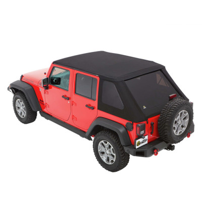 Trektop NX Plus black diamond BESTOP - Jeep Wrangler JKU 4 porte
