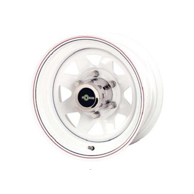Cerchio GOSS Triangular bianco – 6x139.7 Toyota - Nissan - Mitsubishi - Opel - Hyunday - Isuzu - Mazda - Great Wall