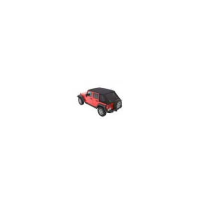 Trektop NX Plus black diamond BESTOP - Jeep Wrangler JKU 4 porte