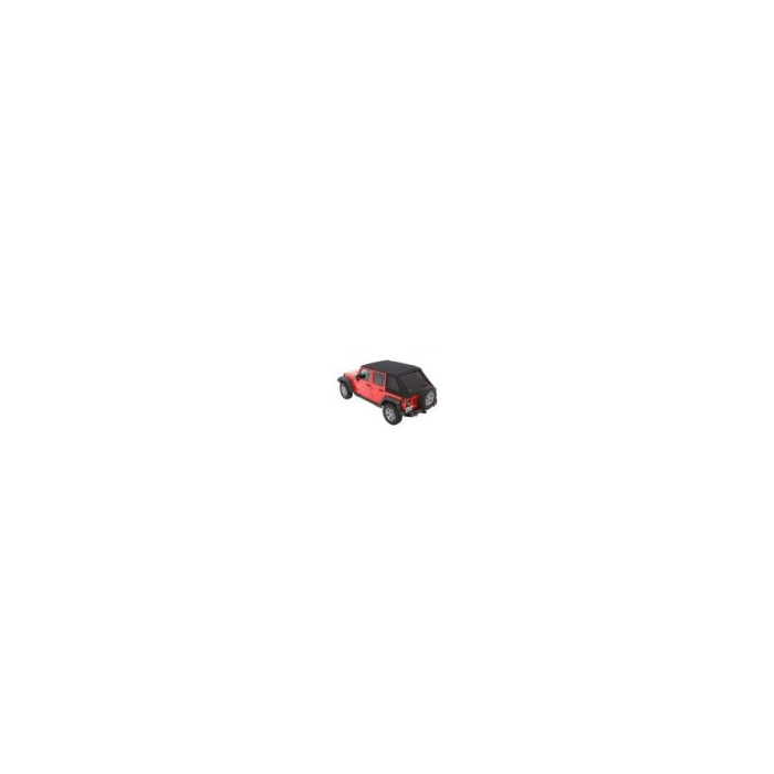 Trektop NX Plus black diamond BESTOP - Jeep Wrangler JKU 4 porte