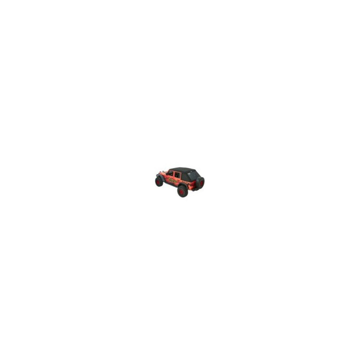 Trektop ULTRA black TWILL BESTOP - Jeep Wrangler JLU 4 porte